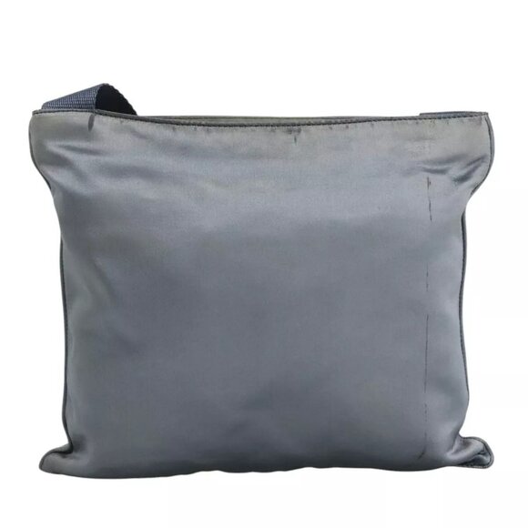 PRADA Shoulder Bag Satin Blue Auth - Picture 3 of 16